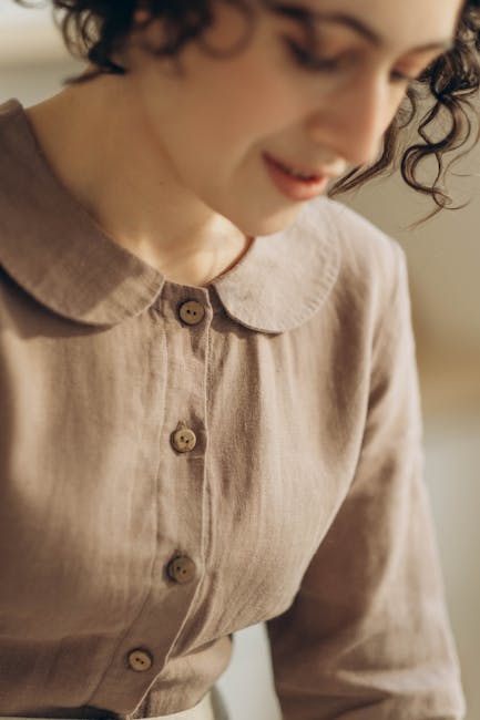 Cropped Linen Dress
