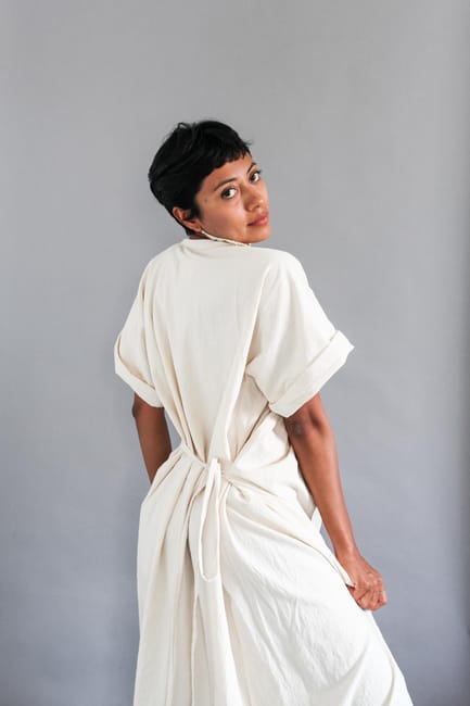 Soft Linen Day Dress